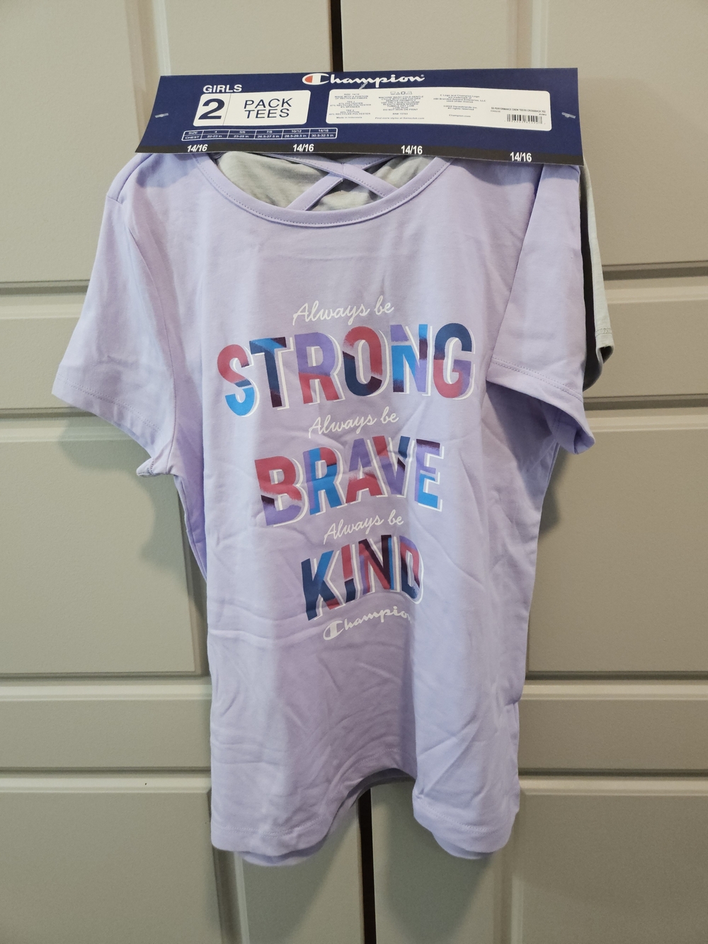 Champion Girls Tee - 2 Pack - Girls Size 14/16